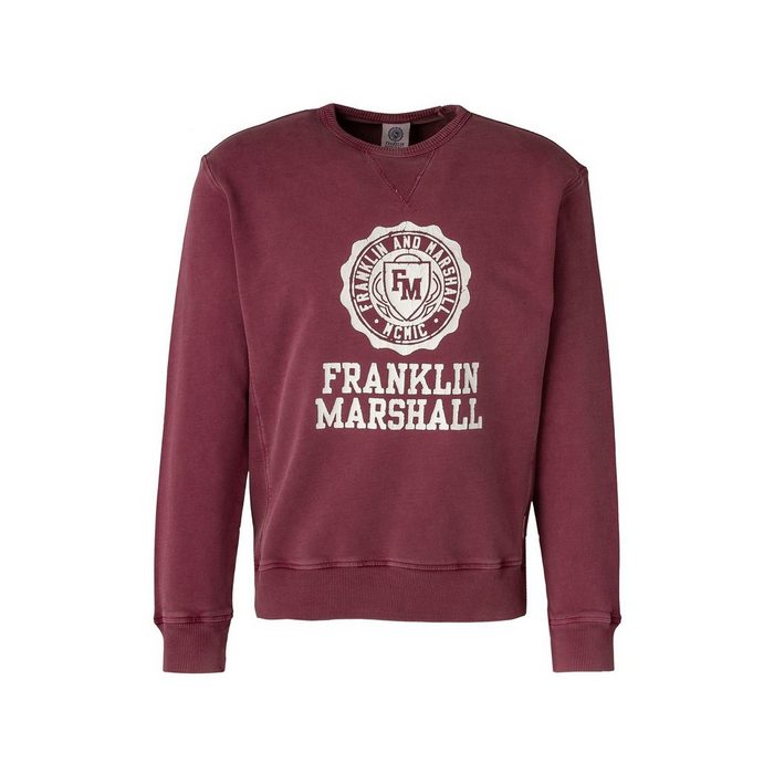 Franklin & Marshall Sweatshirt Vintage Garment Dyed Brushed Cot.Fleece