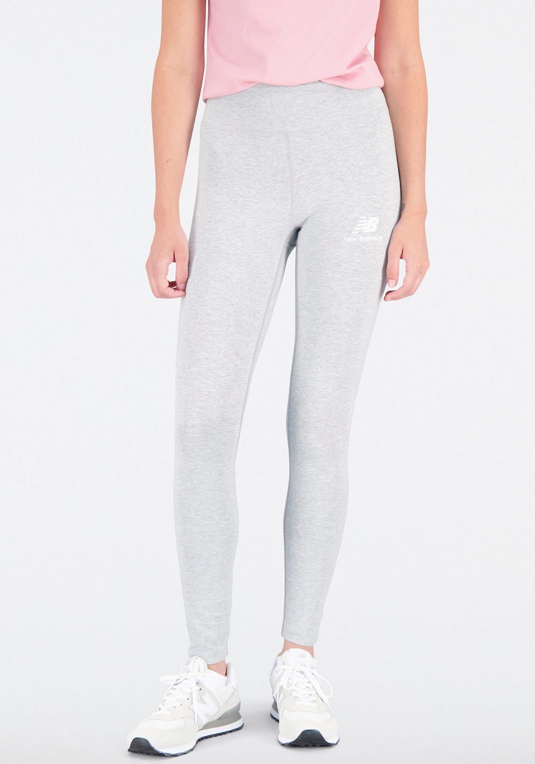 Offizielle allgemeine Versandhandelsseite New Balance Leggings NB ESSENTIALS LEGGING Athletic STACKED grey