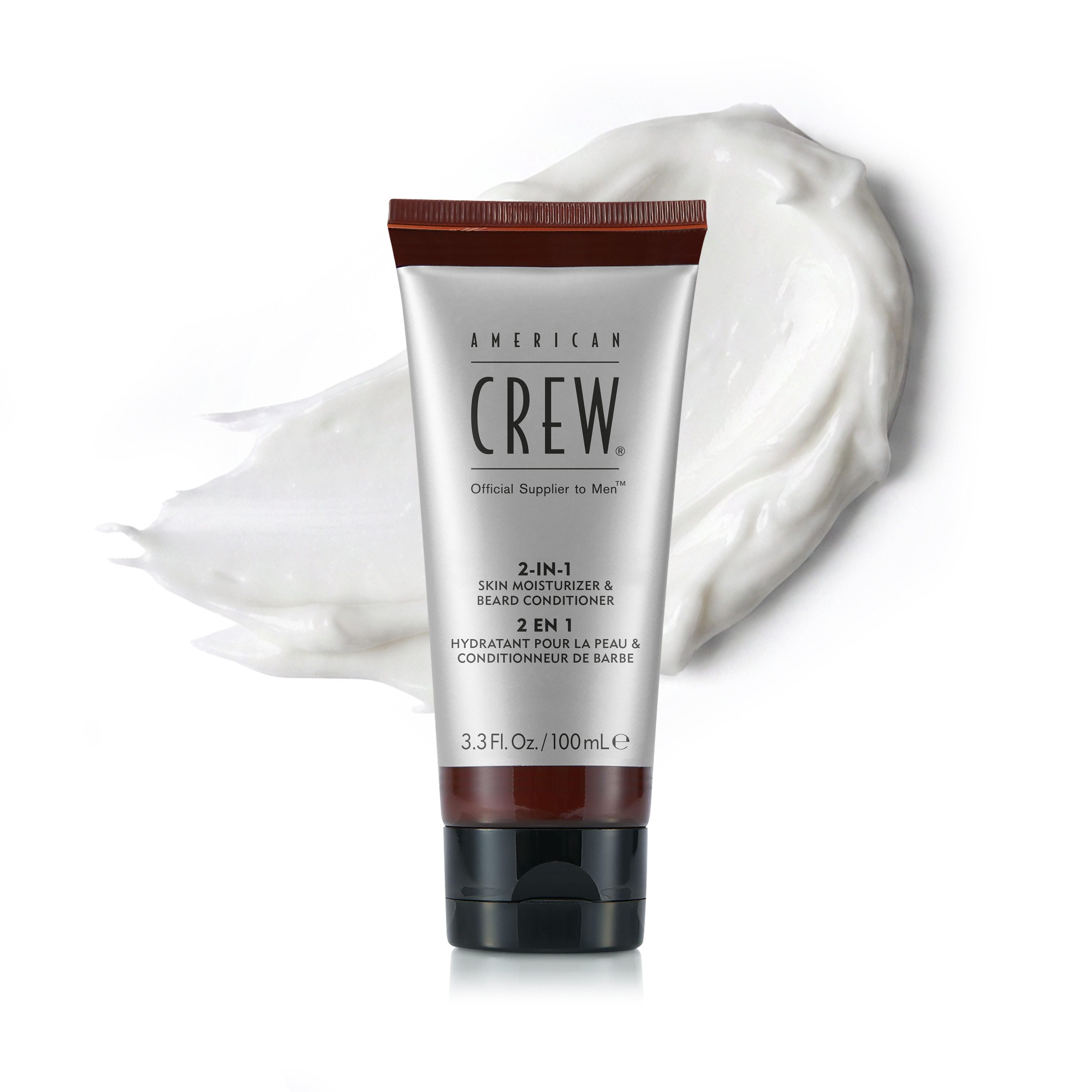 American Crew Bartconditioner 2-IN-1 SKIN MOISTURIZER AND BEARD CONDITIONER, Macht Barthaare weicher & pflegt, stärkt die Haut, ohne Rückstände