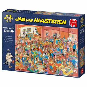 Jumbo Spiele Puzzle Jan van Haasteren - Zauberer Messe 1000 Teile, 1000 Puzzleteile
