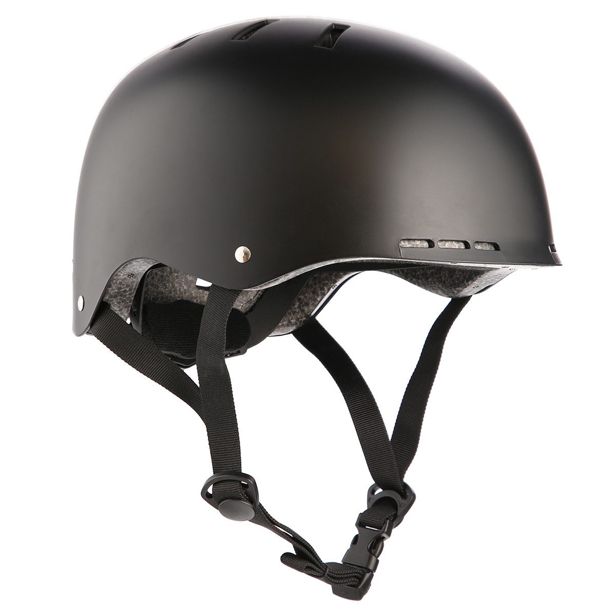 Allroundhelm Fahrrad Helm L für Scooter Skateboard Inline Schwarz