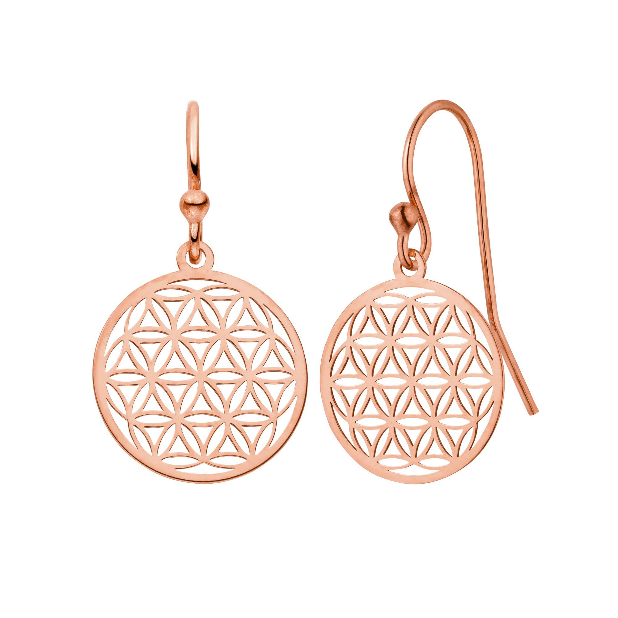 SCHOSCHON Paar Ohrhaken Ohrhaken Blume des Lebens 925 Silber Ohrringe Leben günstig online kaufen