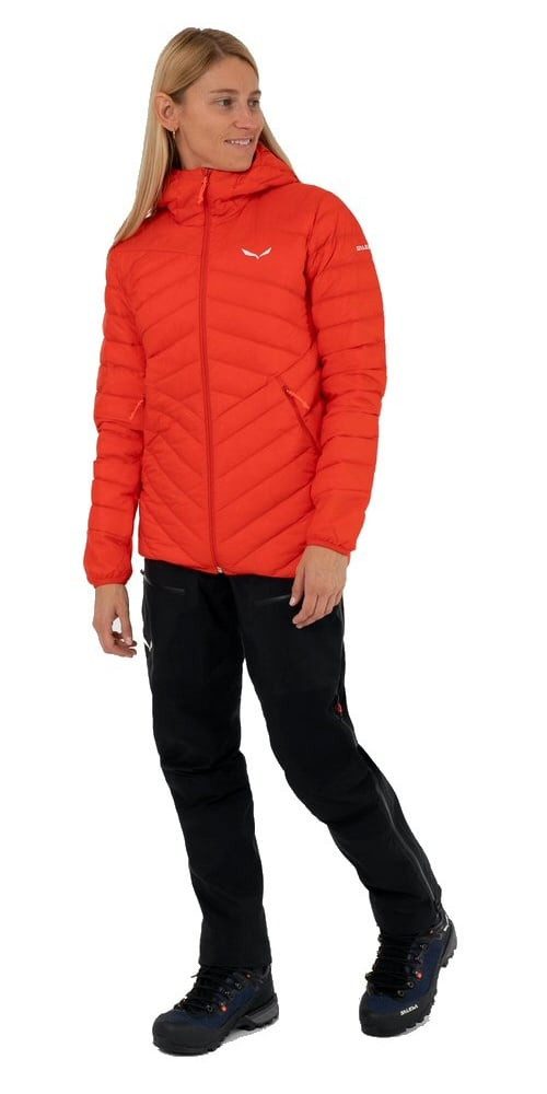 Salewa Winterjacke Daunenjacke Brenta RDS (windbeständig, wasserabweisend, warm) rot