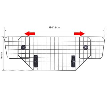 PawHut Türschutzgitter Hundeschutzgitter (Set, 1 St., 1 Hundeschutzgitter), verstellbar von 89-122 cm