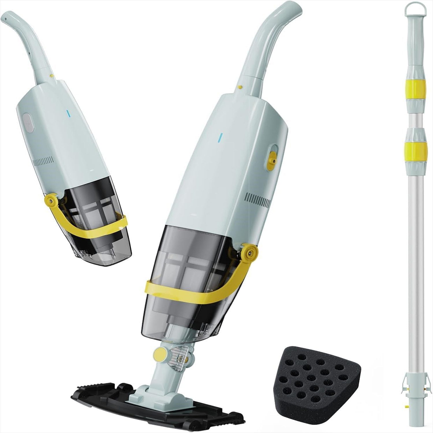 Lydsto Poolbodensauger S1 Kabelloser Akku Poolsauger für Schwimmbecken Whirlpools, (1-St)