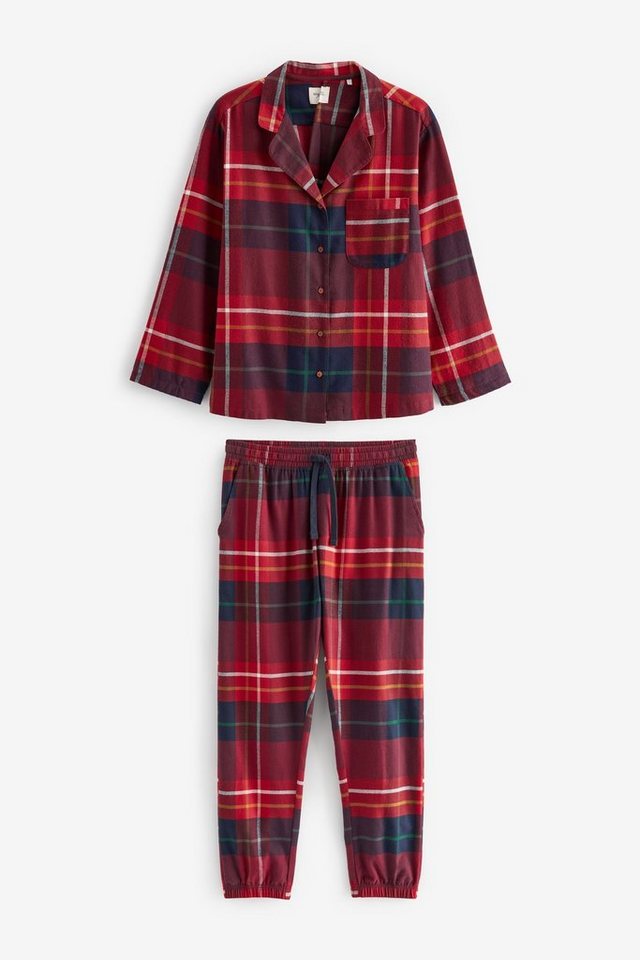 Next Pyjama Damen-Flanellpyjama (Familienkollektion) (2 tlg), Aktuelles  Design aus England