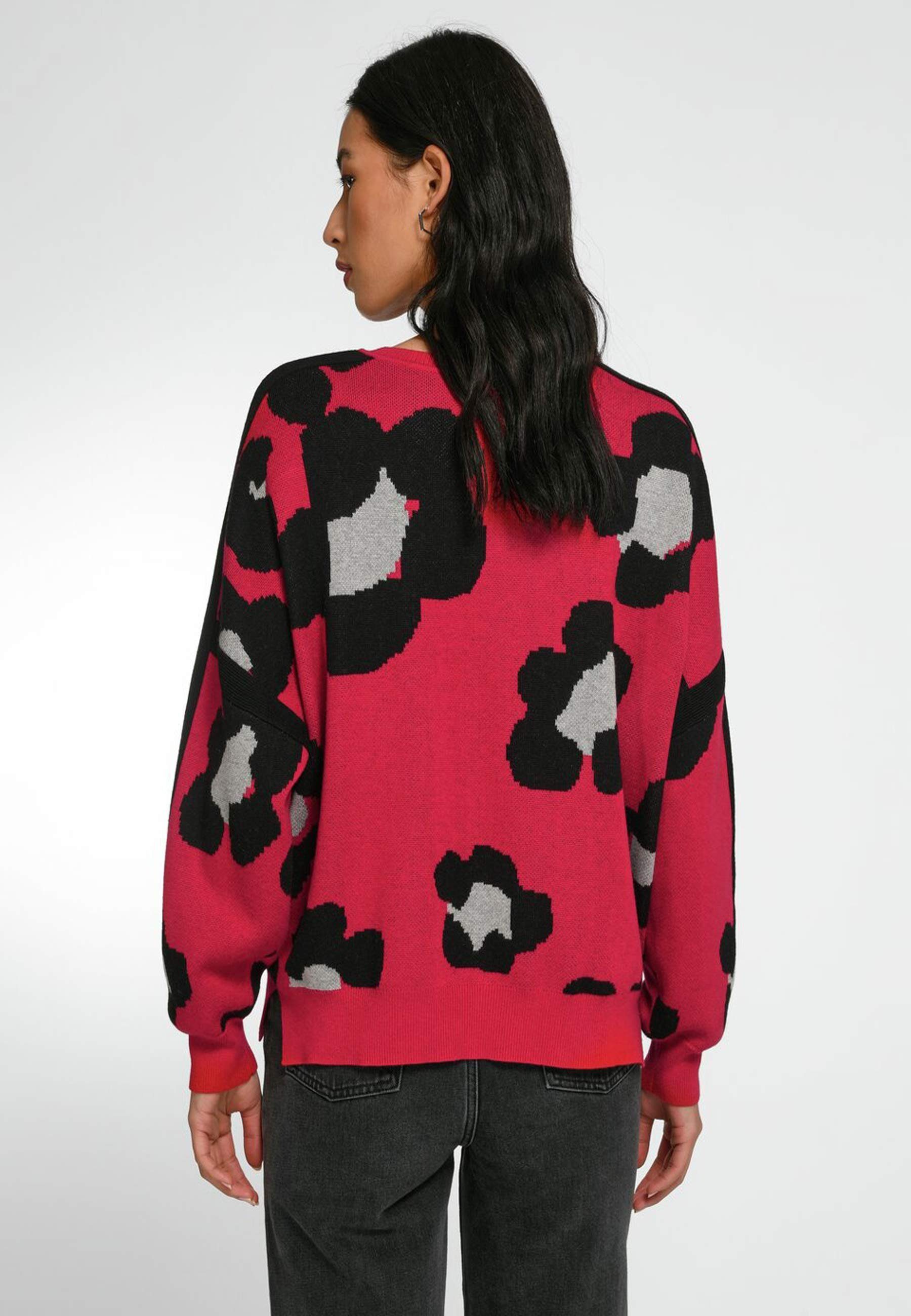Basler Strickpullover Pullover mit Design modernem