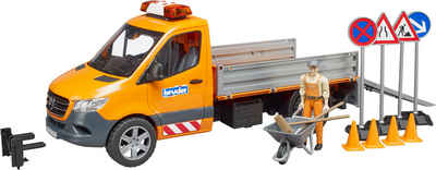 Bruder® Spielzeug-Transporter MB Sprinter Kommunal mit Fahrer Licht & Sound (02677), Mit Licht und Sound; Made in Europe