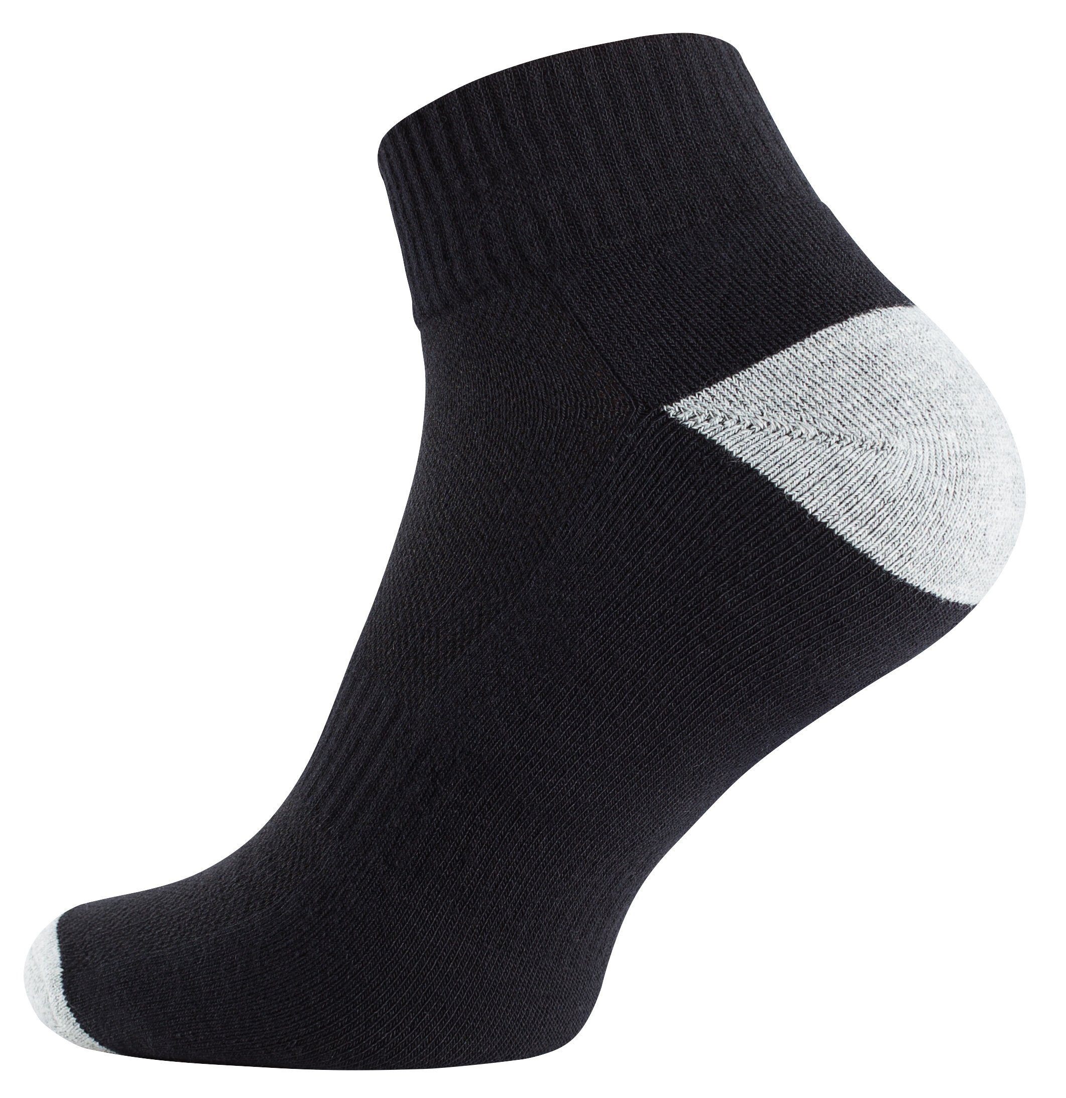 Stark Soul® Sportsocken Quarter Socken-Sportsocken mit Mesh-Strick und  Frotteesole 6 Paar, Netzstrick-Technik am Fußrücken und dämmende Elemente  am Innen- und Außenfuß
