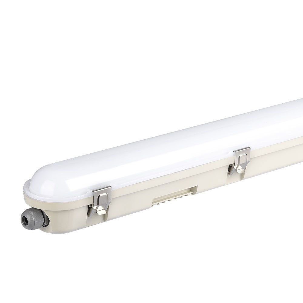 V-TAC LED Deckenleuchte, LED-Leuchtmittel fest verbaut, Neutralweiß, Deckenlampe Wannenleuchte Industrielampe IP65 LED Röhre neutralweiß
