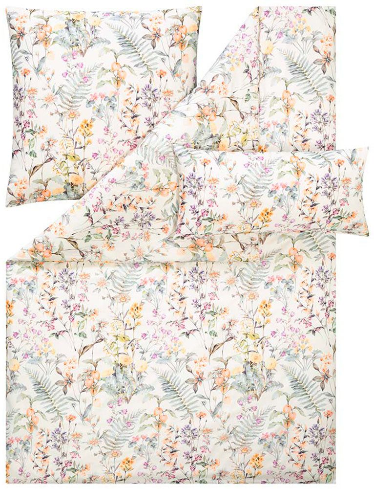 Estella Bettwäsche Cordula, Mako-Satin, 3 teilig, Mako-Satin, 100% Baumwolle