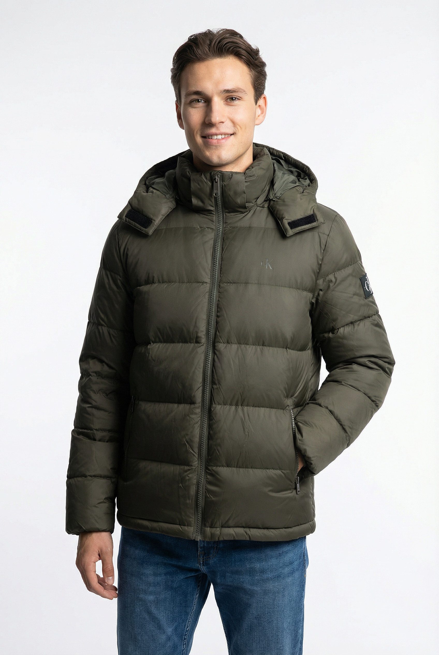 Calvin Klein Jeans Steppjacke Kapuze, Regular Fit, warm wattiert günstig online kaufen