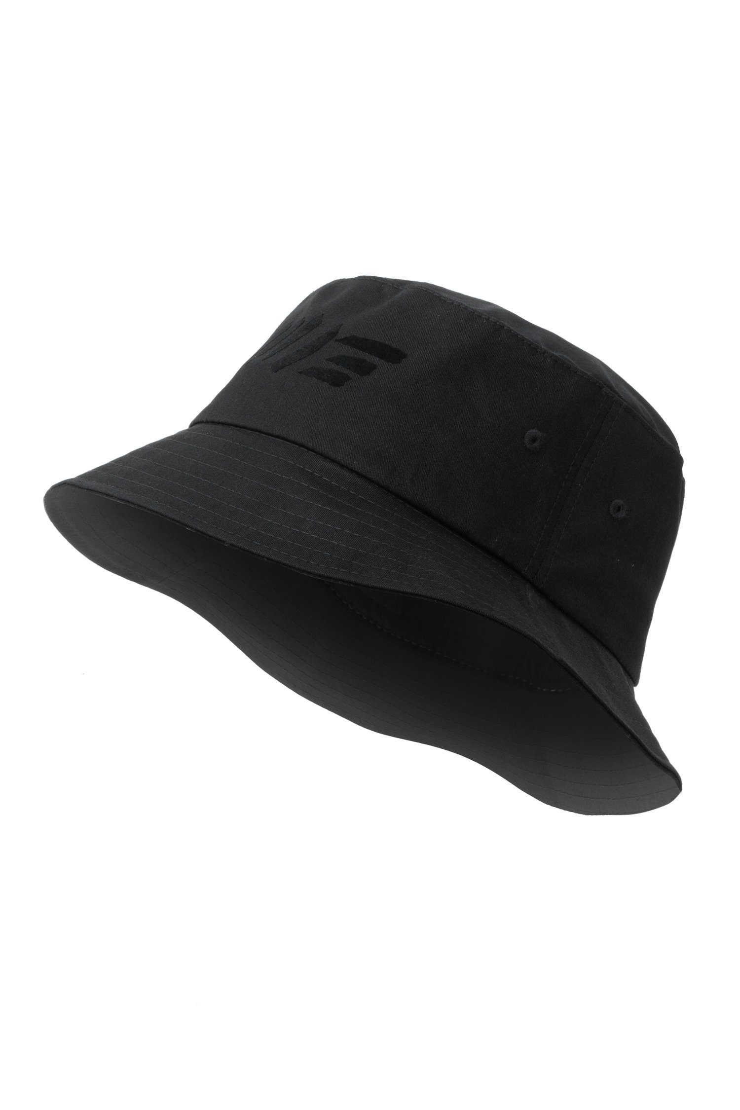 Manufaktur13 Fischerhut M13 Bucket Hat Hat, Out - Vegan Session Anglerhut, 100% Black Fischermütze