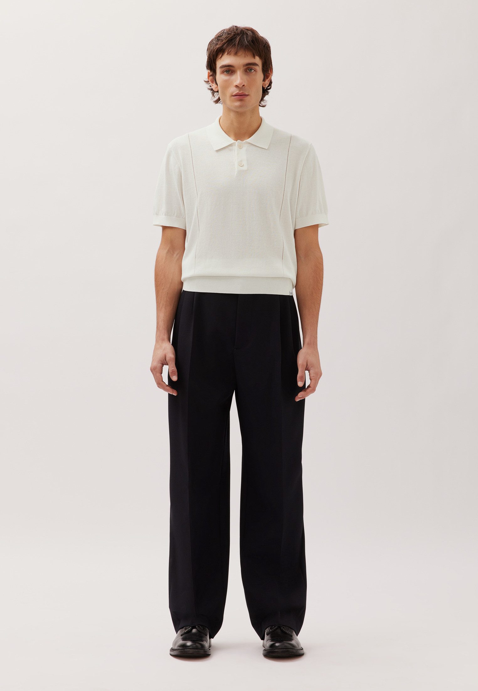 studio seidensticker Poloshirt Strick Polo Uni