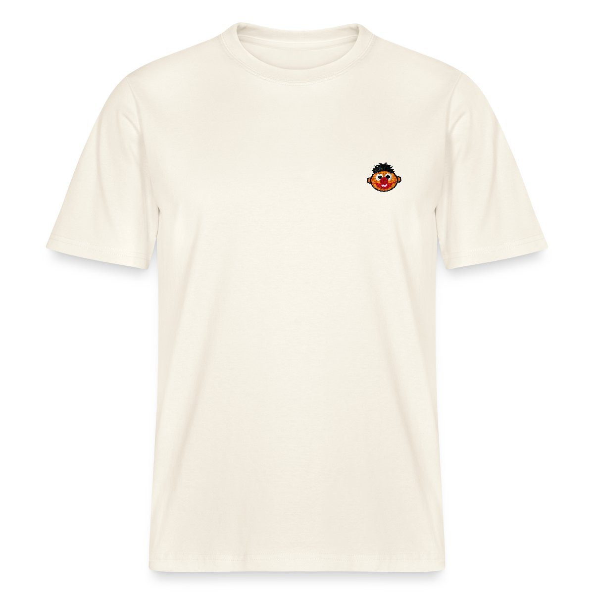 T-Shirt Sesamstraße Ernie Als Stickmotiv Relaxed Fit Unisex T-Shirt
