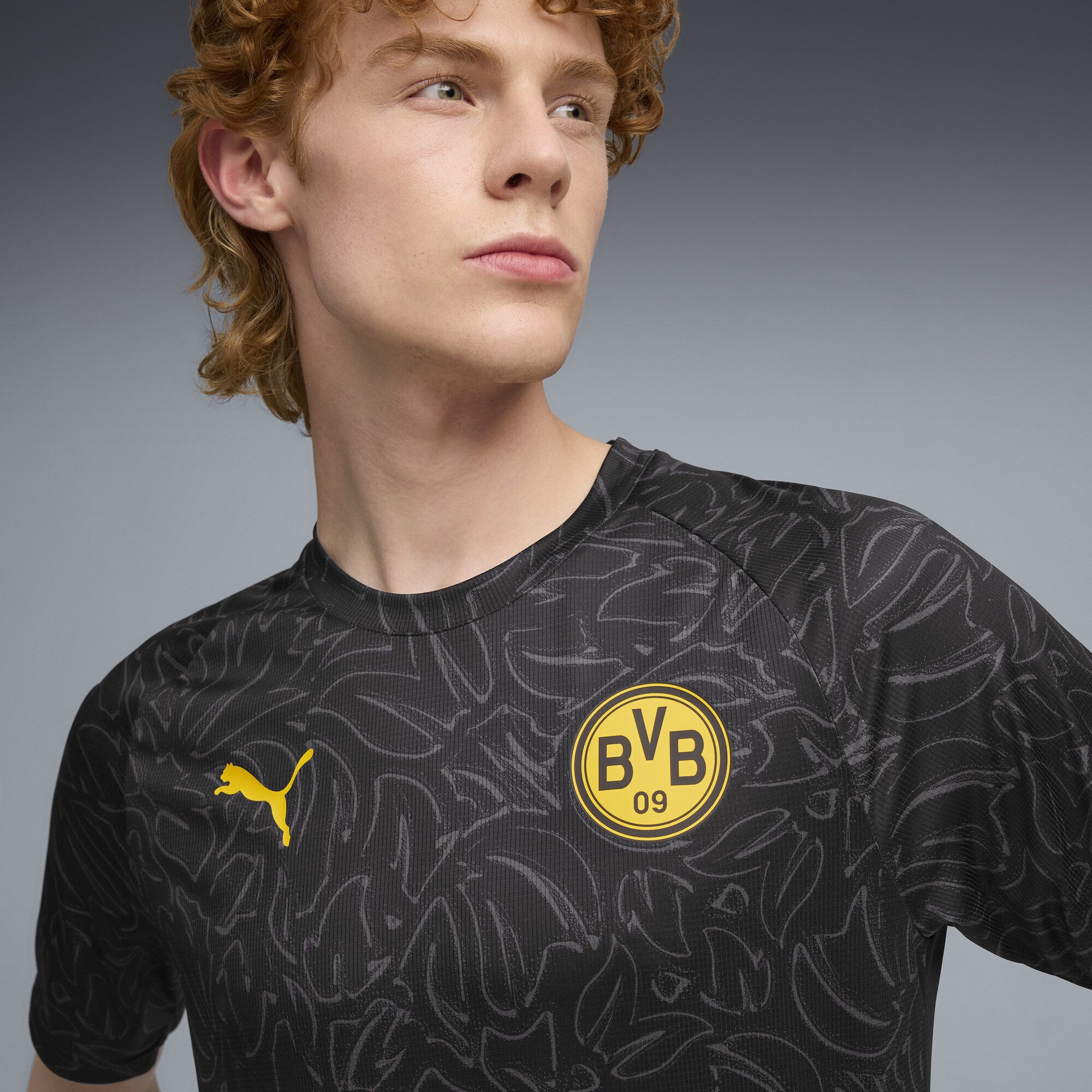 PUMA Trainingsshirt Borussia Dortmund Aufwärmtrikot Herren