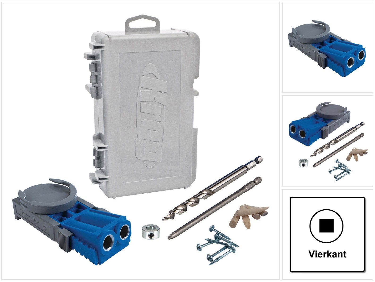 Kreg Klemmen Jig R3 Starter Set (R3) Tischler Komplettset Verbindungssystem Holz