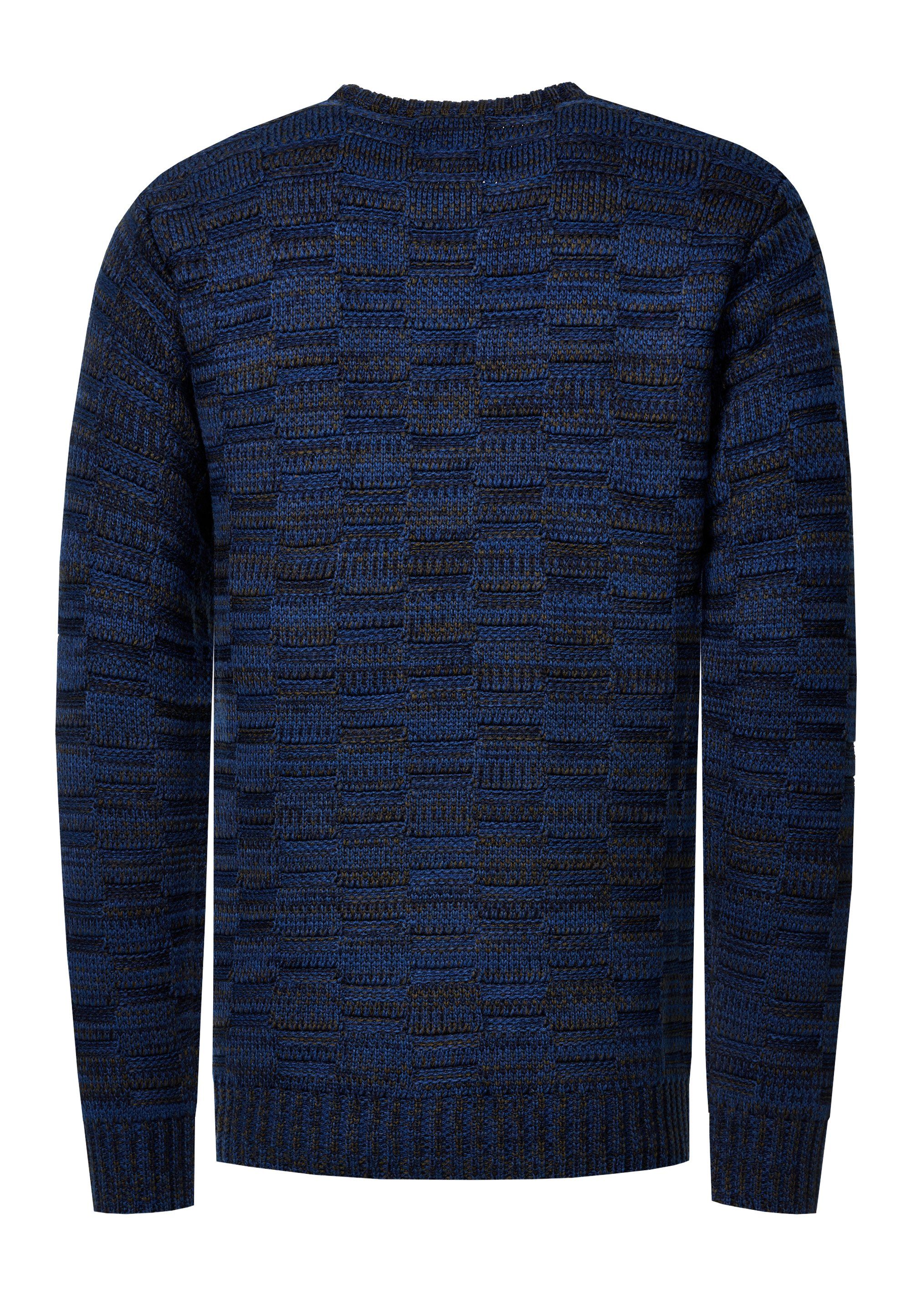 Rusty Neal Strickpullover mit dezenter Musterung und Strick-Design