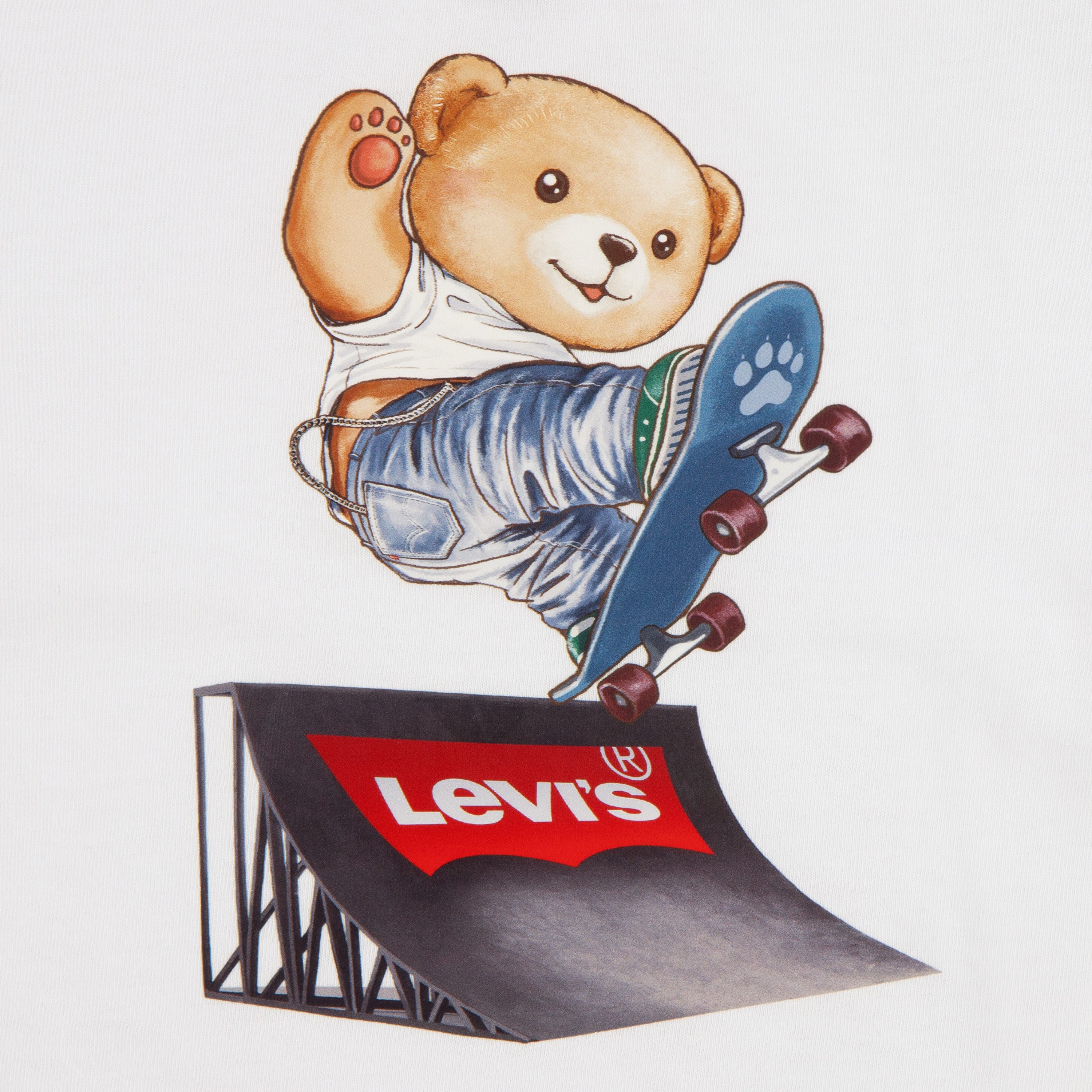 Levi's® Kids Shirt & Shorts LVB SKATER LEVI TEE & DENIM SE (2-tlg) for Boys, Jeans-Shirts und Printshirt