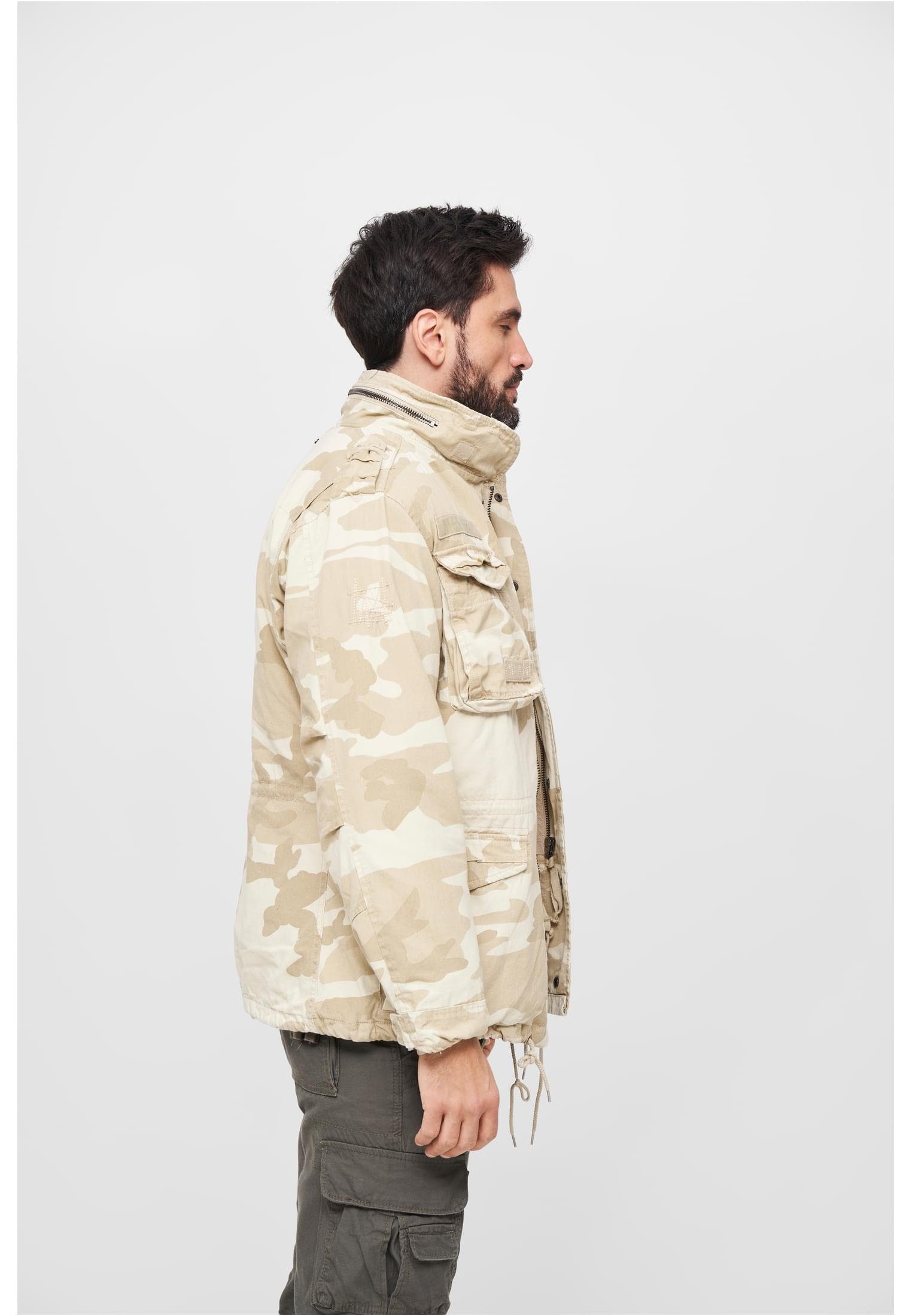 Brandit Giant Wintermantel Jacket Herren sand camouflage M-65