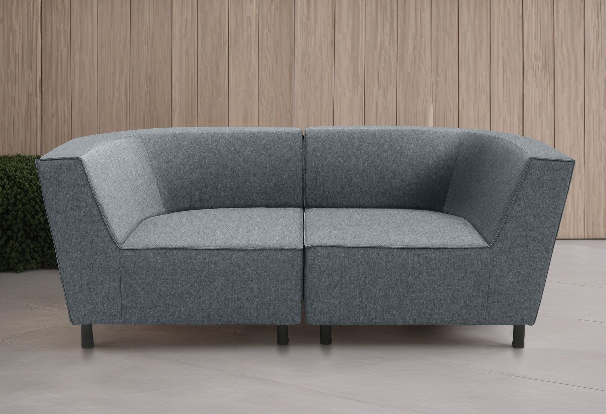 DOMO collection Sofa-Eckelement Sonna, individuell zusammenstellbar, Einzelelemente für Terrasse, Garten und Balkon, speziell für Outdoor