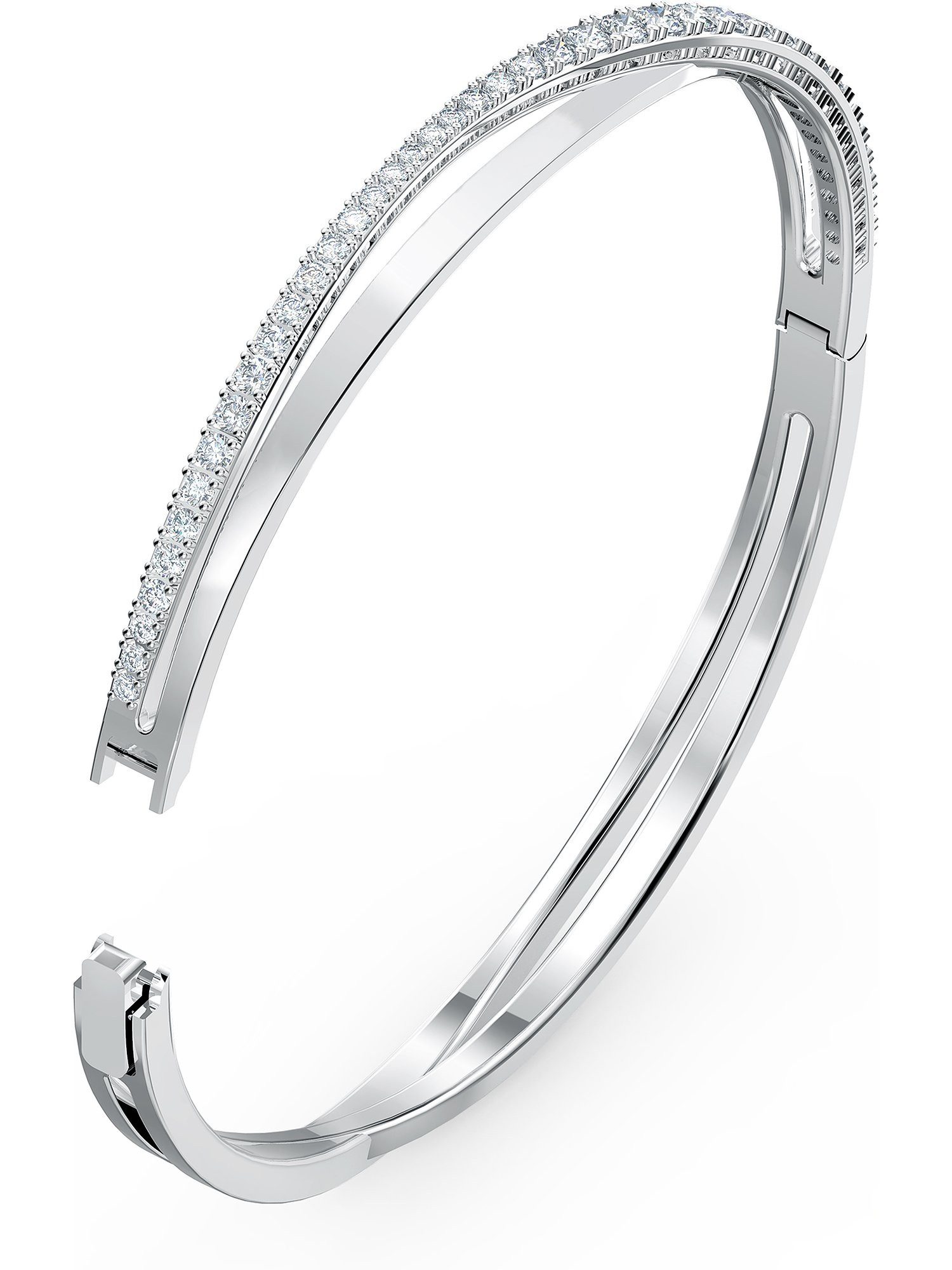 Swarovski Armreif Swarovski Armreif Metall Swarovski-Kristall, trendig günstig online kaufen