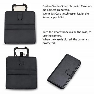 K-S-Trade Handyhülle für Samsung Galaxy M53 5G, Wallet Case Handyhülle Schutzhülle Flip cover Flipstyle Tasche