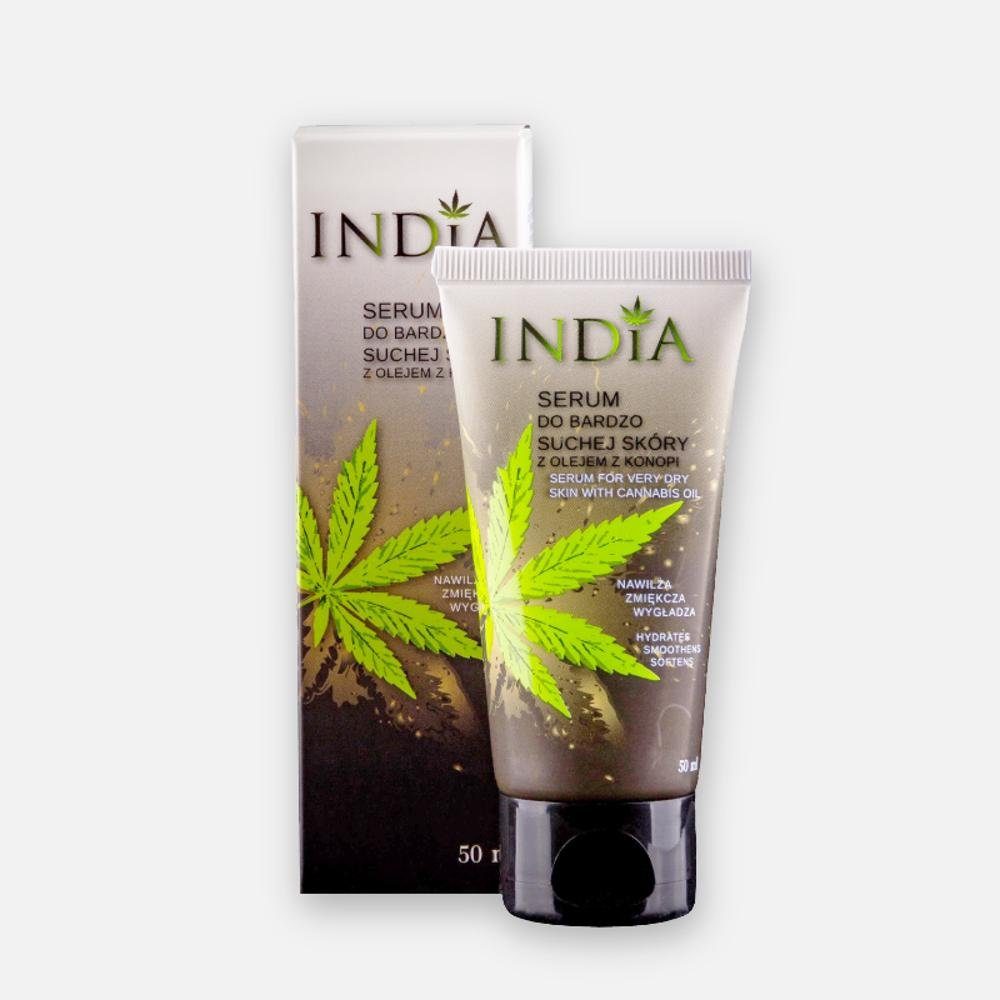 Indiacosmetics Gesichtsserum INDIA Cosmetics Serum für sehr trockene Haut (50 ml)