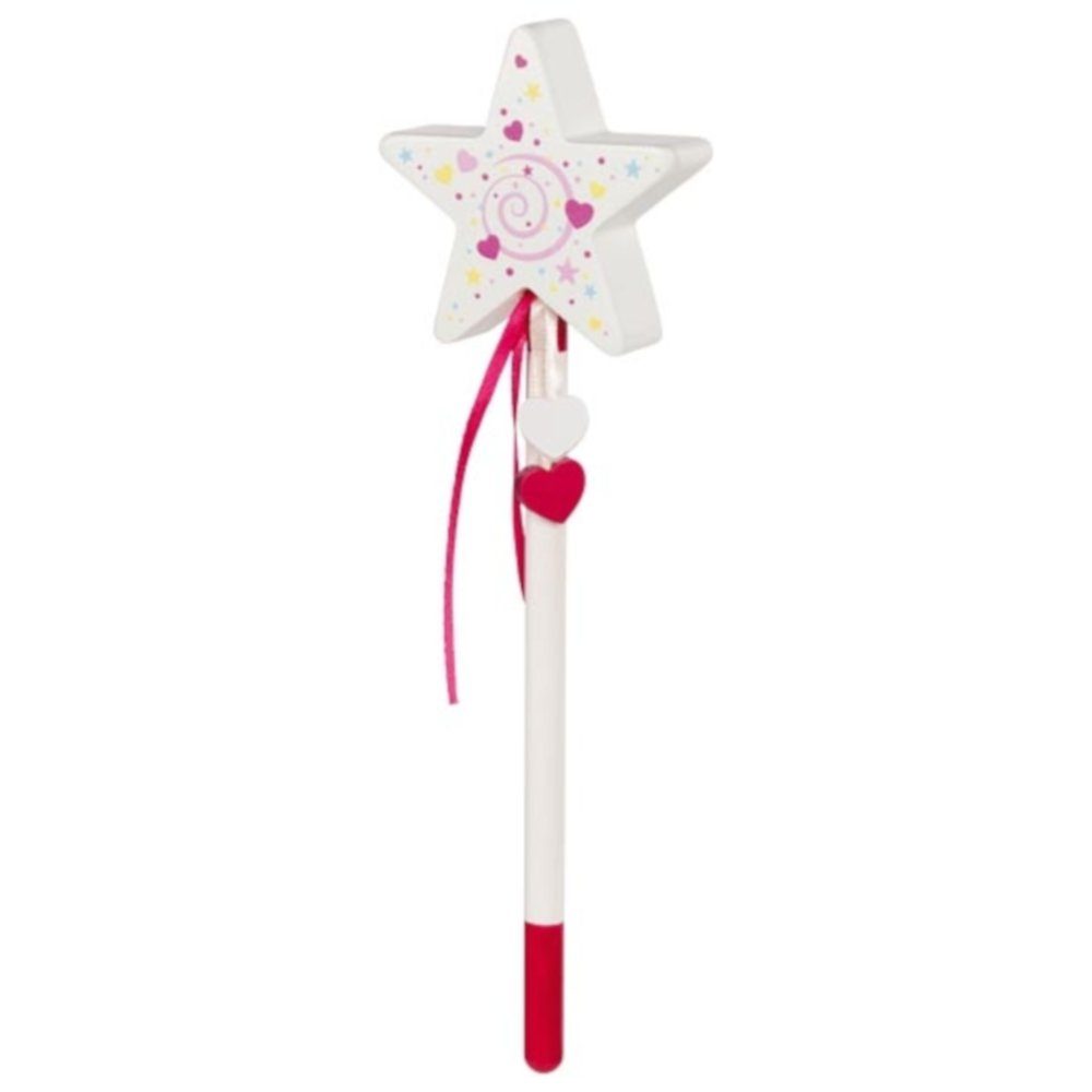 Gollnest & Kiesel Prinzessin-Kostüm Feen- & Zauberstab rosa - pink mit Stern für Kinder 60694NEU