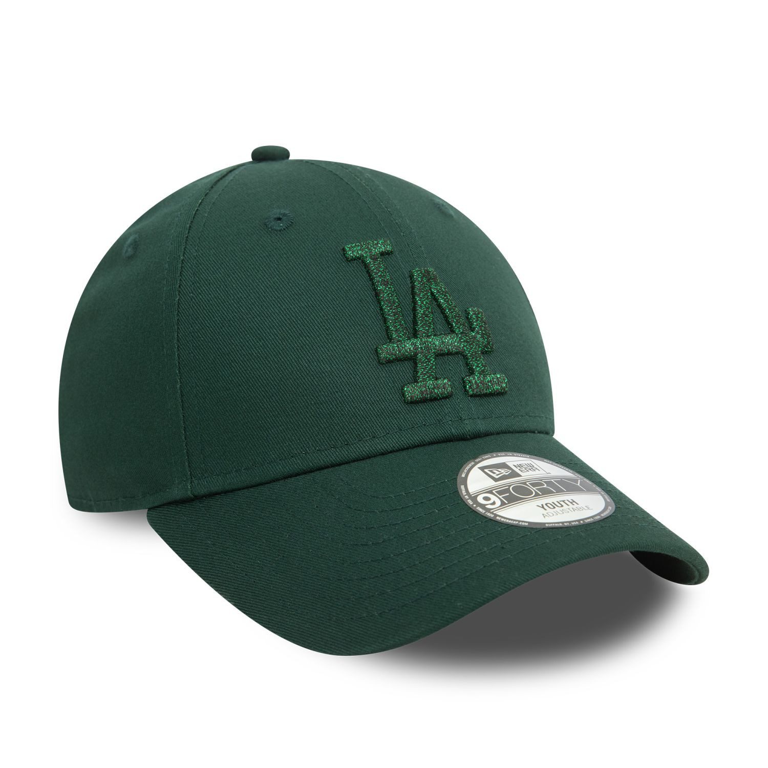 New Era Baseball Cap 9Forty METALLIC LA Dodgers forest