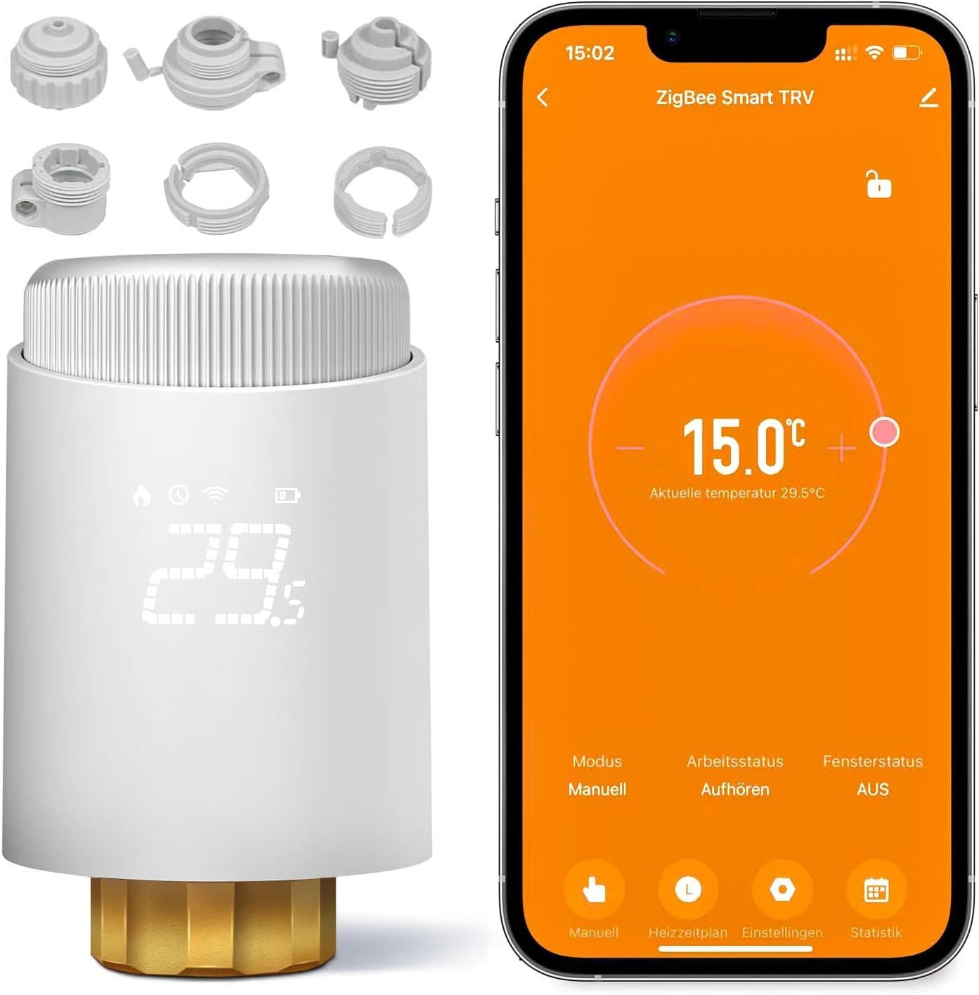Heizkörperthermostat Heizkörperthermostat Zigbee Smart Thermostat Smart Life App