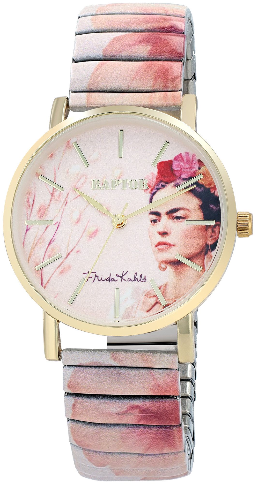 Quarzuhr Frida Kahlo Edition, Mineralglas