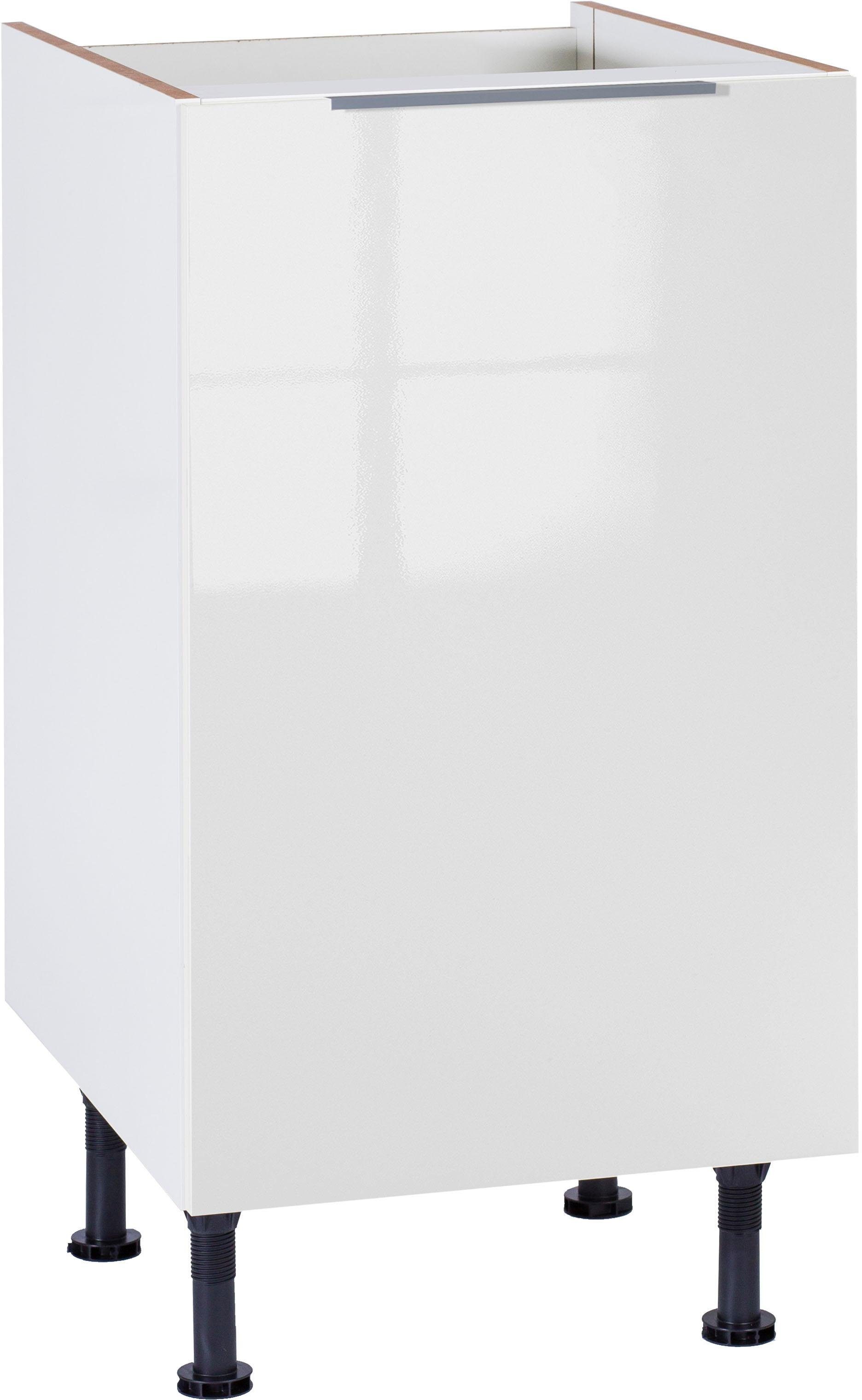 OPTIFIT Spülenschrank Tara, Breite 45 cm weiß Glanz | weiß | Spülenschränke