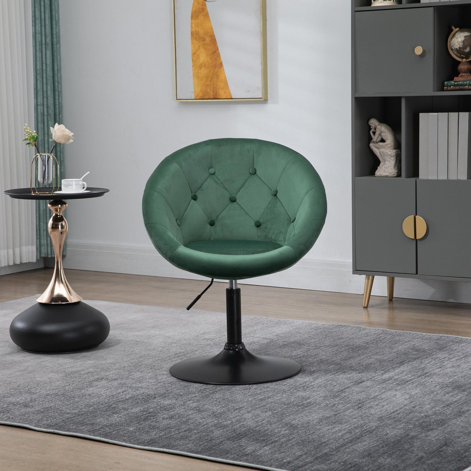 SVITA Chesterfield-Sessel HAVANNA, Retro-Design,Tellerfuß,stufenlos höhenve günstig online kaufen