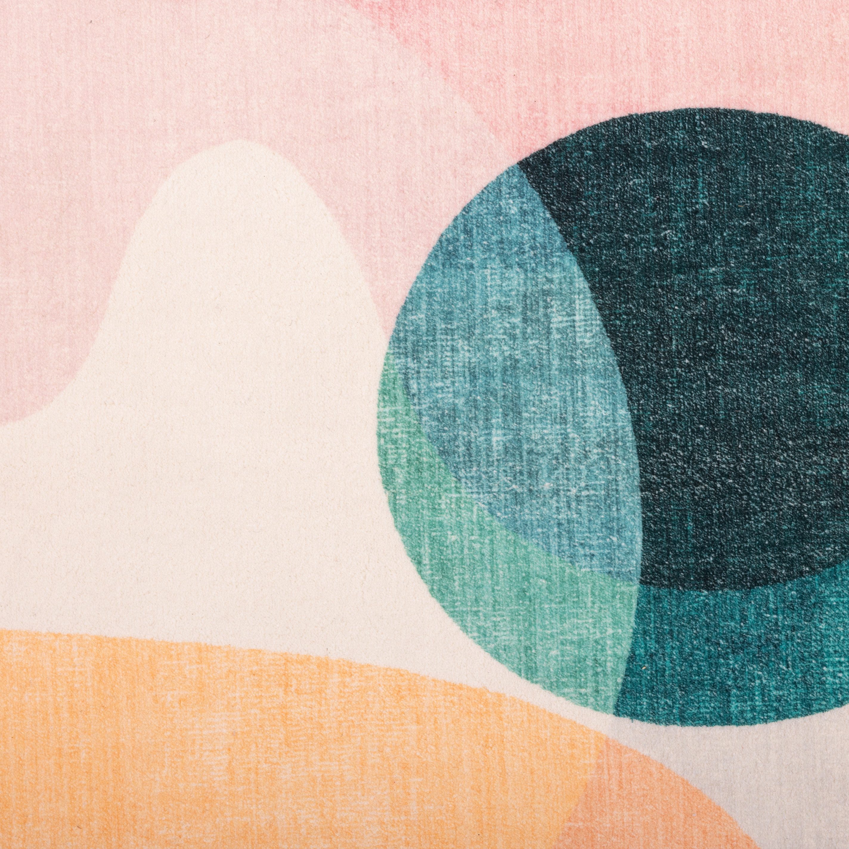 Gino Falcone Badematte Ariella GF-149, Höhe 7 mm, rutschhemmend beschichtet, fußbodenheizungsgeeignet, Polyester, rechteckig, Badteppich, bedruckt, modernes Design, weich & kuschelig