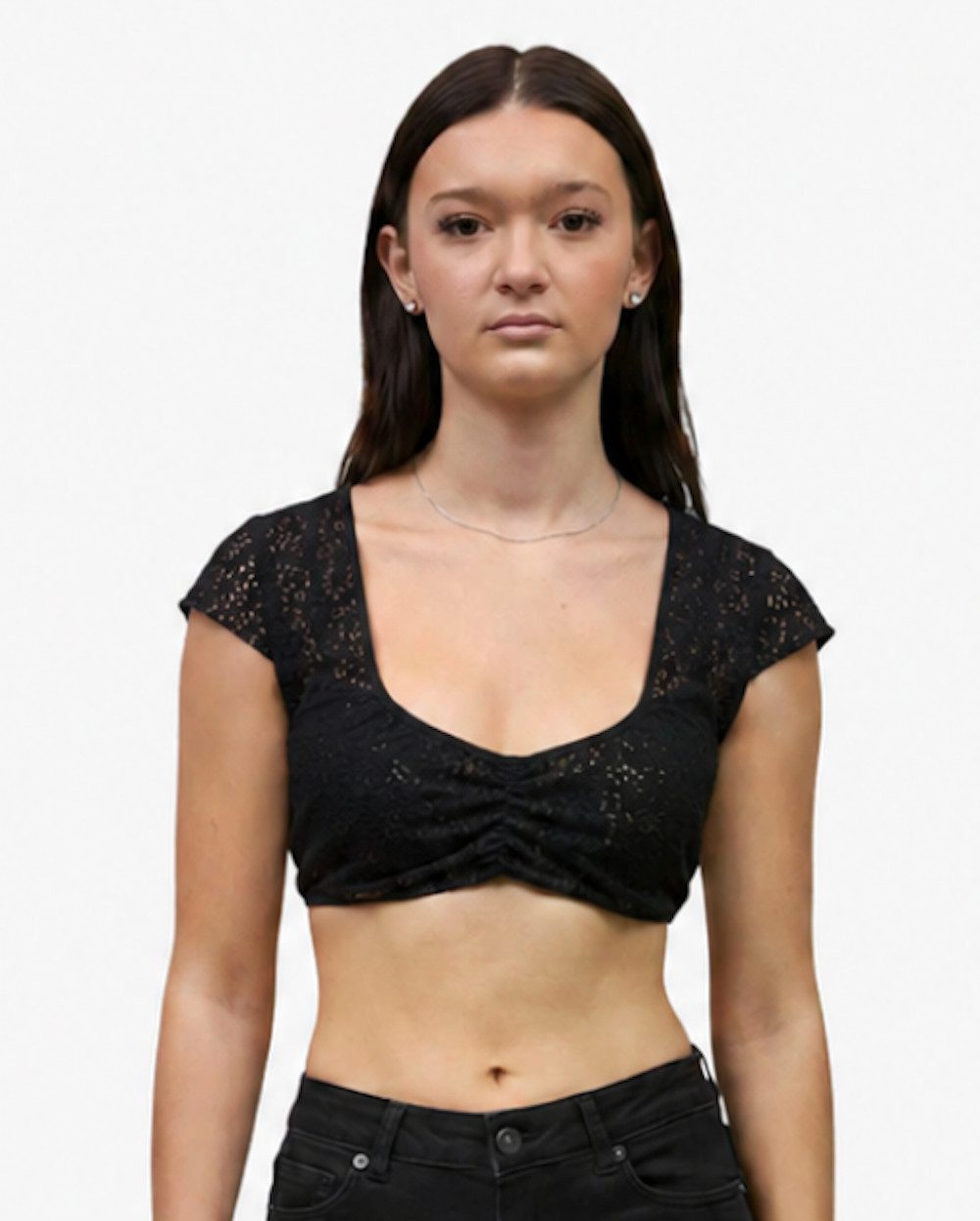 Ramona Lippert Dirndlbluse Wanda schwarz