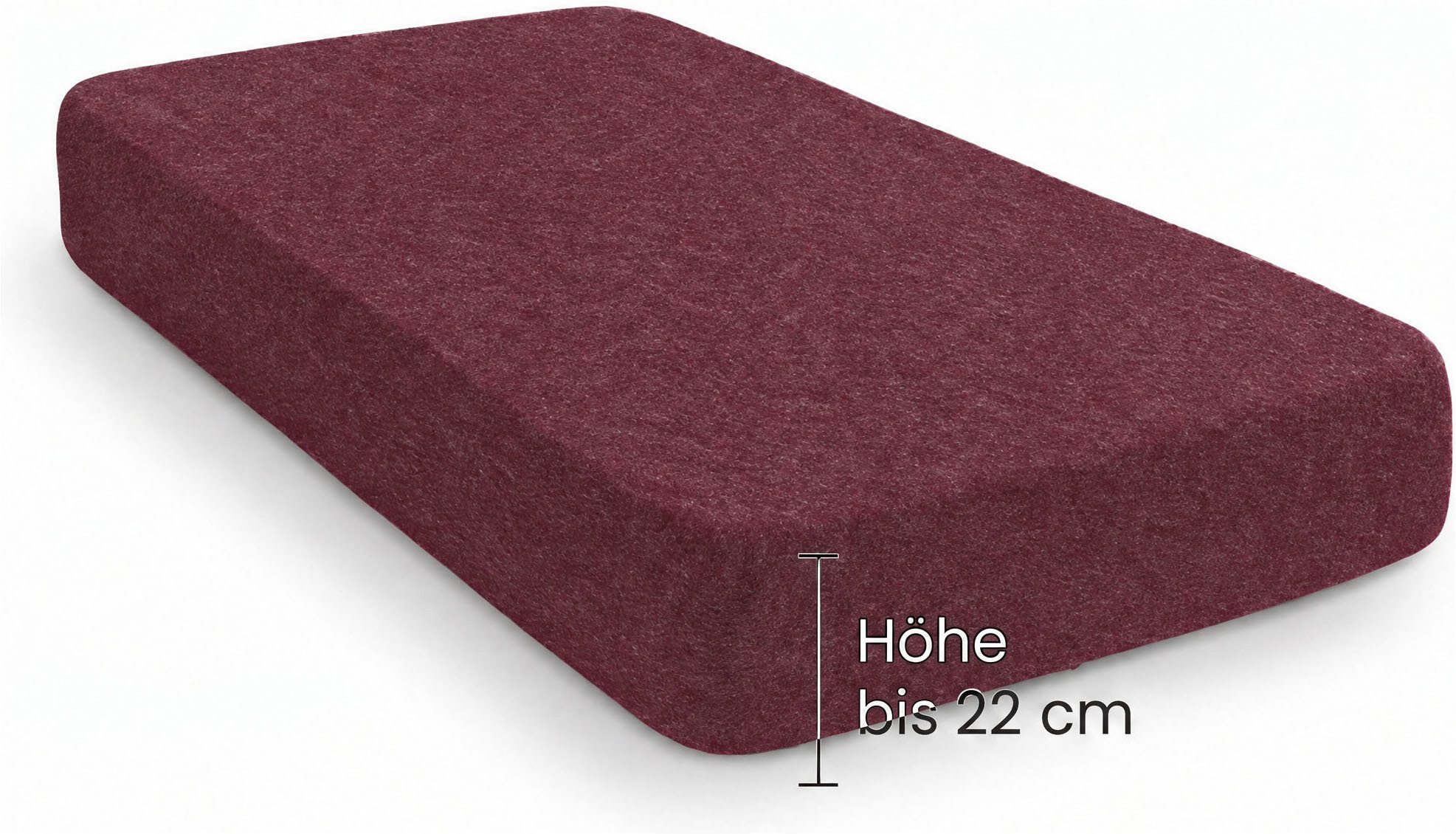 Biberna Spannbettlaken 0841380 HERMAL Premium Melange-Biber Spannbetttuch 100% Baumwolle, Flanell, Gummizug: rundum, (1 Stück), Biber, wärmend & weich, Rundumgu – Bild 2 von 5
