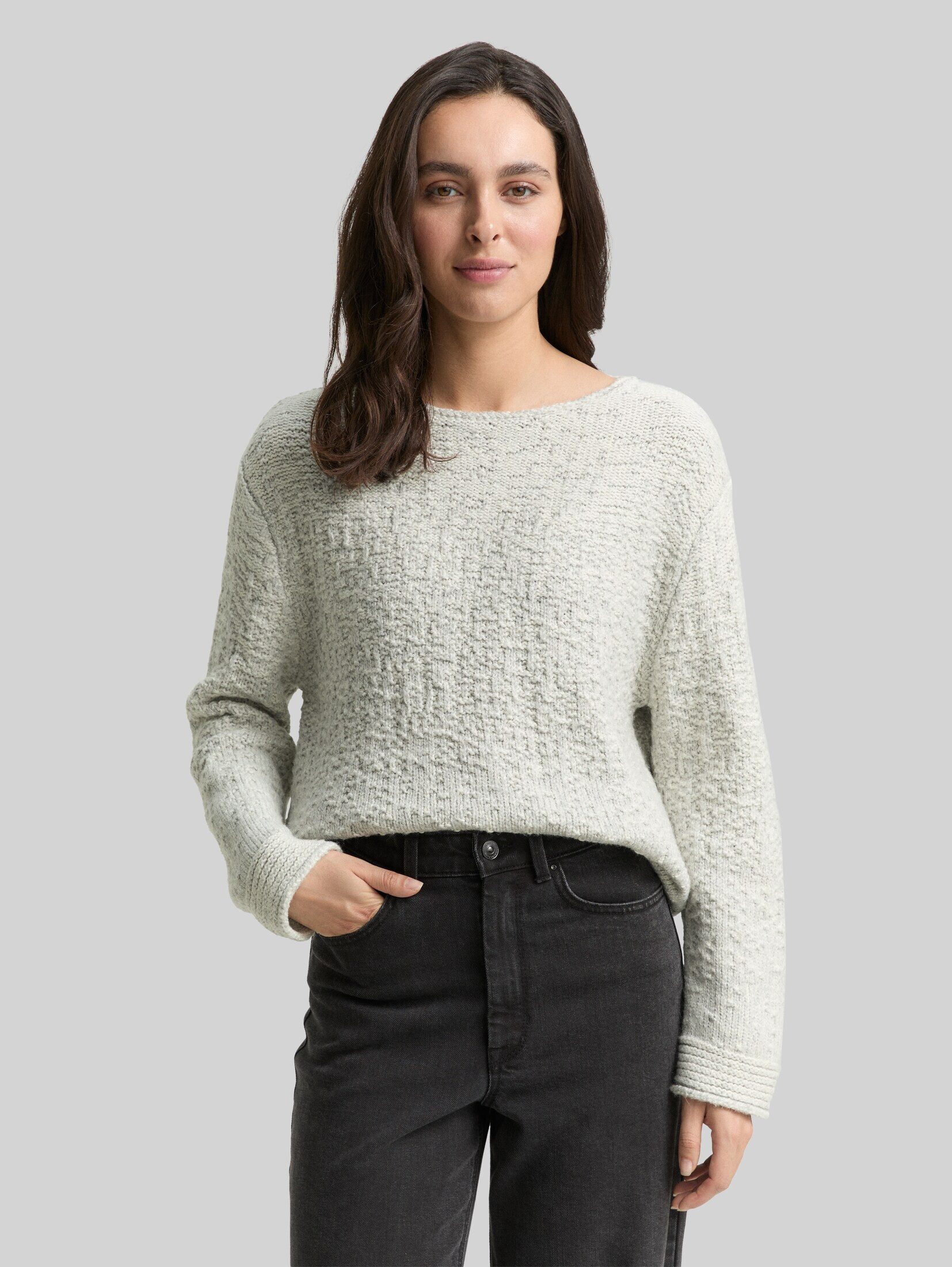 TOM TAILOR Strickpullover Pullover & Strickjacken Strickpullover mit Struktur