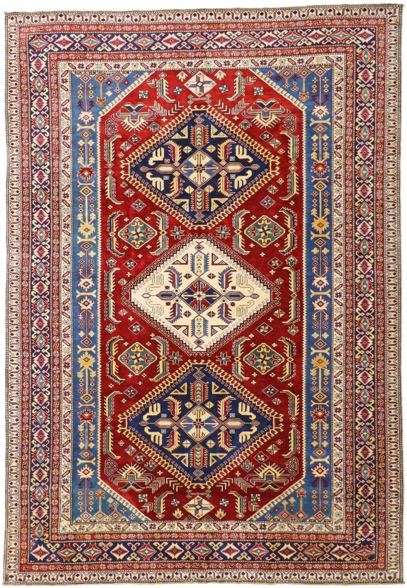 Orientteppich Afghan Shirvan 214x312 Handgeknüpfter Orientteppich, Nain Trading, rechteckig, Höhe: 12 mm
