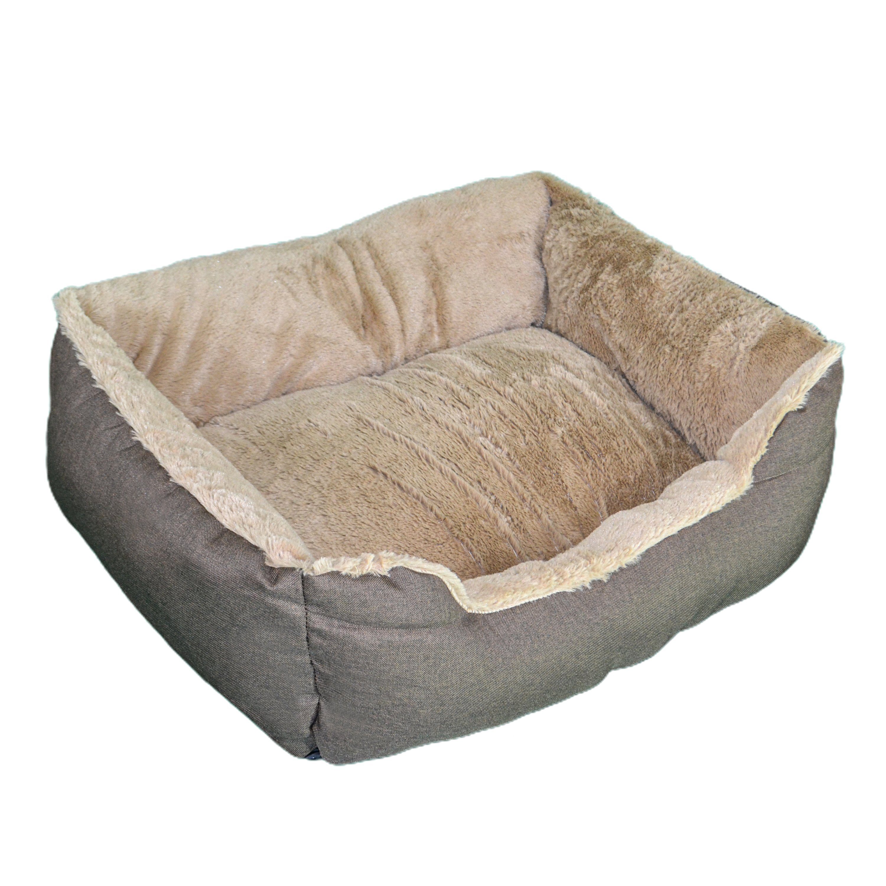 Defactoshop Tierbett Hundebett, Kissen in Leinenoptik, günstig online kaufen