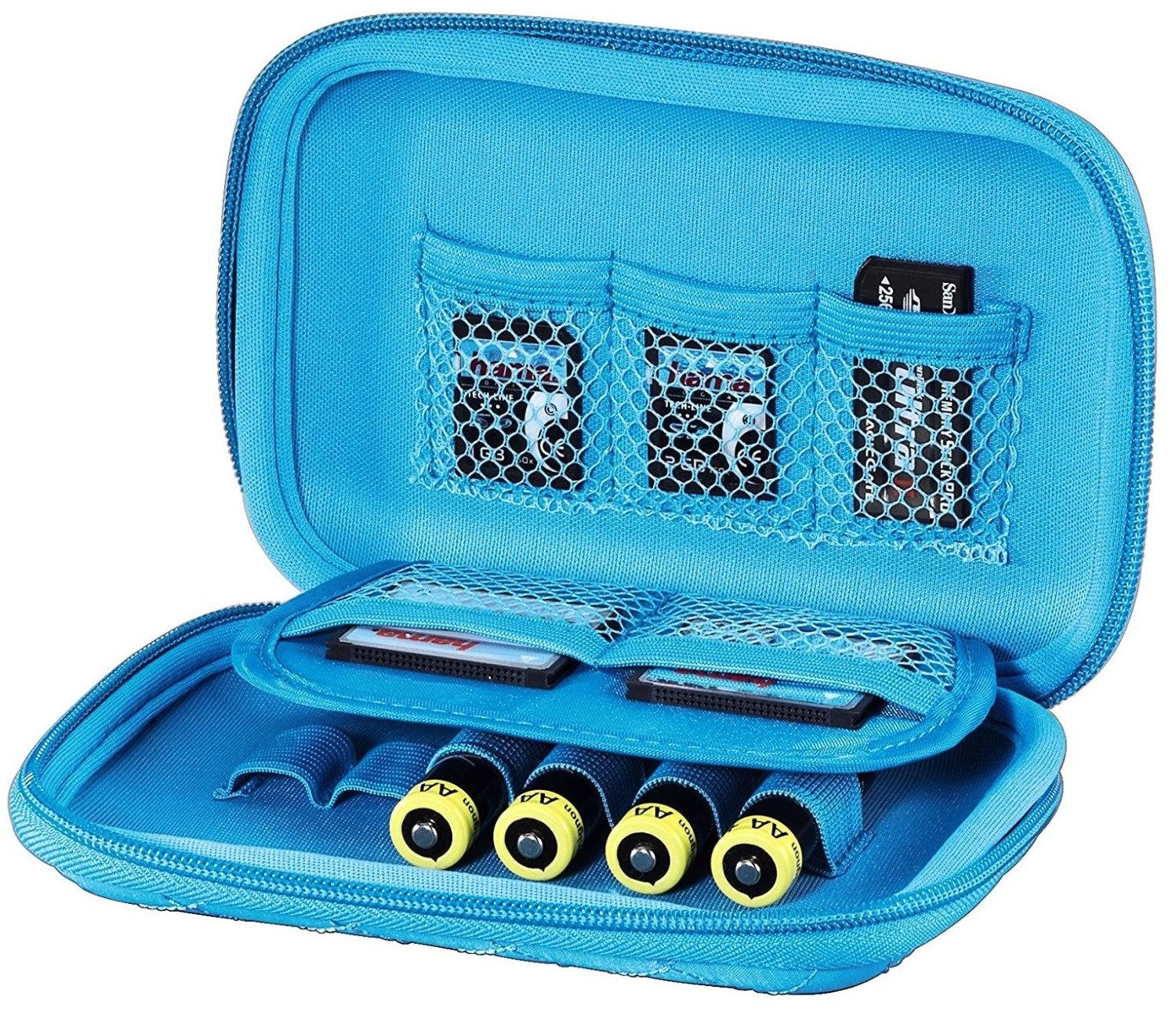 Hama Etui Speicherkarten-Tasche Case Etui Bahia Schwarz, Etui für 8x SD SDH günstig online kaufen