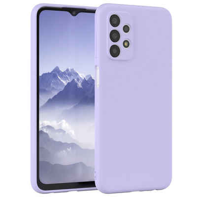 EAZY CASE Handyhülle TPU Hülle für Samsung Galaxy A23 5G 6,6 Zoll, Silikonhülle stoßfest Smart Slimcover tpu case Violett / Lila Lavendel