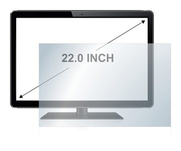 upscreen Schutzfolie für 55.9 cm (22 Zoll) [490 x 270 mm], Displayschutzfolie, Folie klar Anti-Scratch Anti-Fingerprint