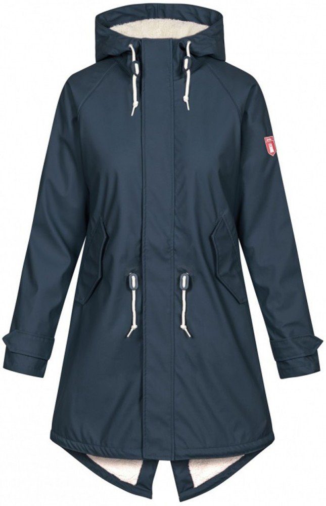 Derbe Parka PU Cozy navy/off Friese white Tidaholm