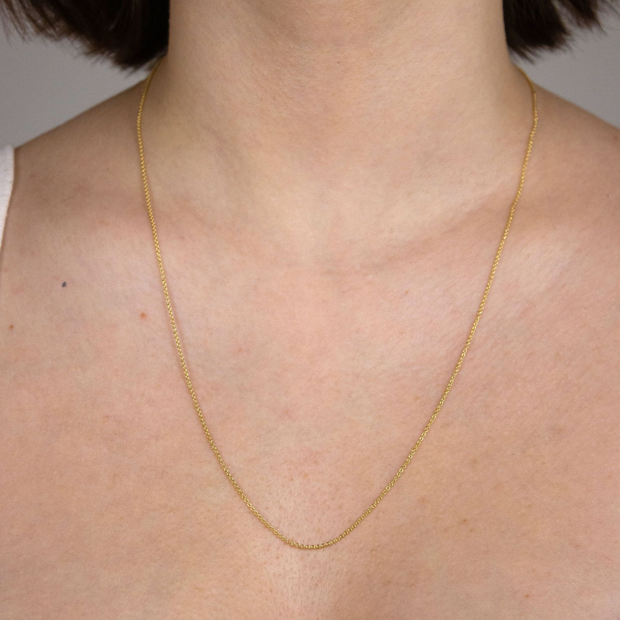 HOPLO Goldkette Goldkette Ankerkette rund 333 - 8 Karat Gold 1,1 mm - 36 cm günstig online kaufen