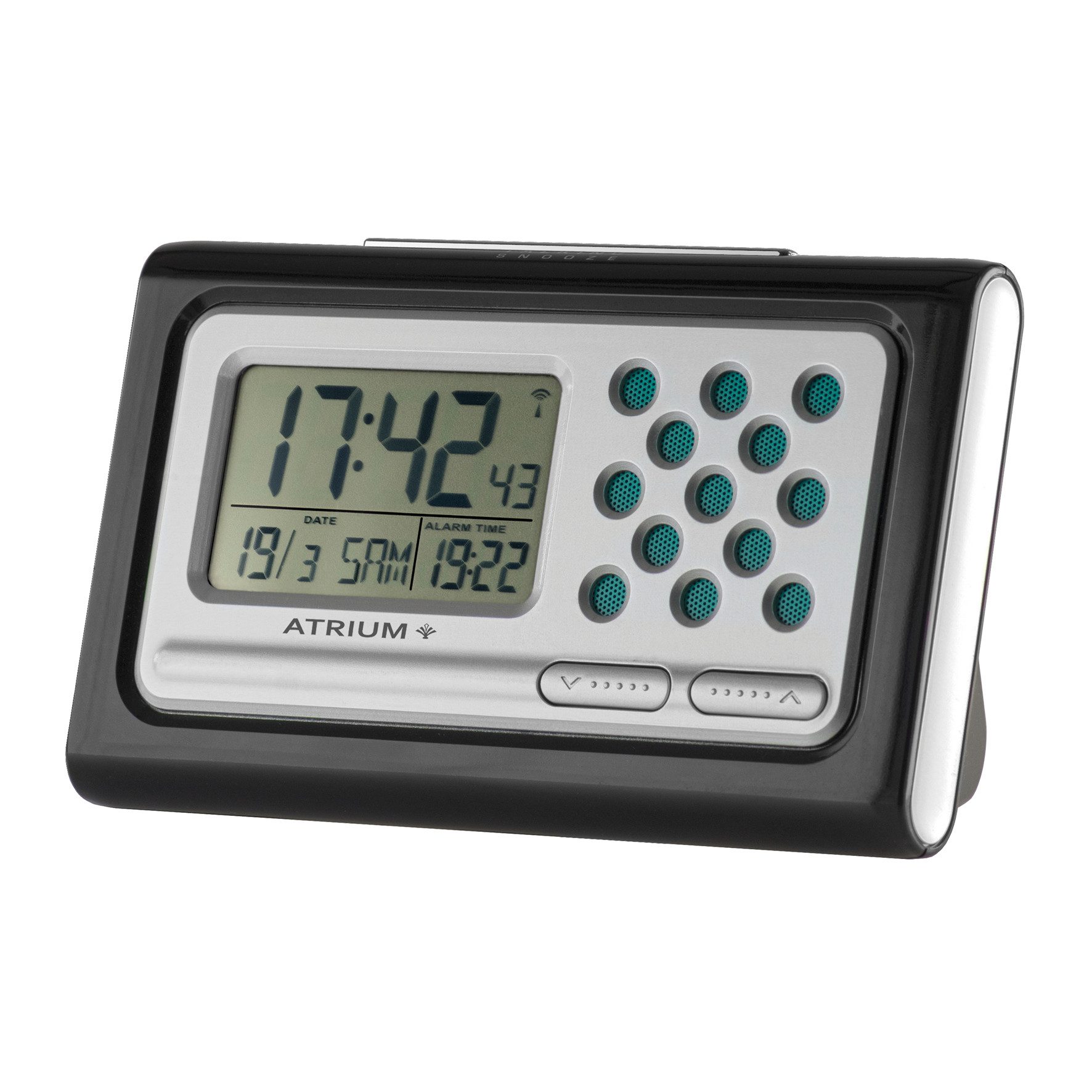 Atrium Funkwecker A310-7 Sprechender Wecker Senioren Digital Quarz Snooze