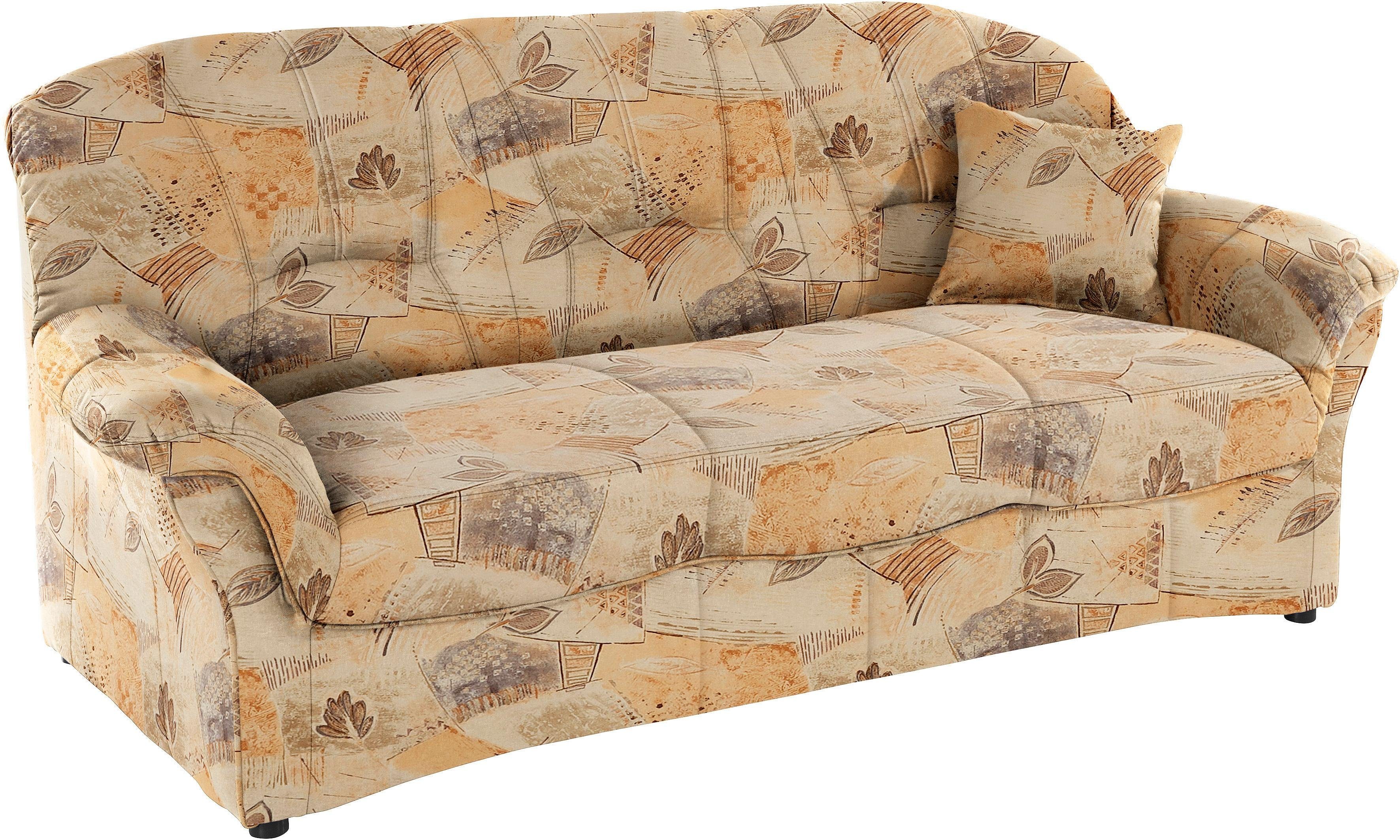 DOMO collection 3-Sitzer Bahia, bequem & komfortabel, zeitloses & elegantes Sofa, Breite 200cm, inklusive Federkern