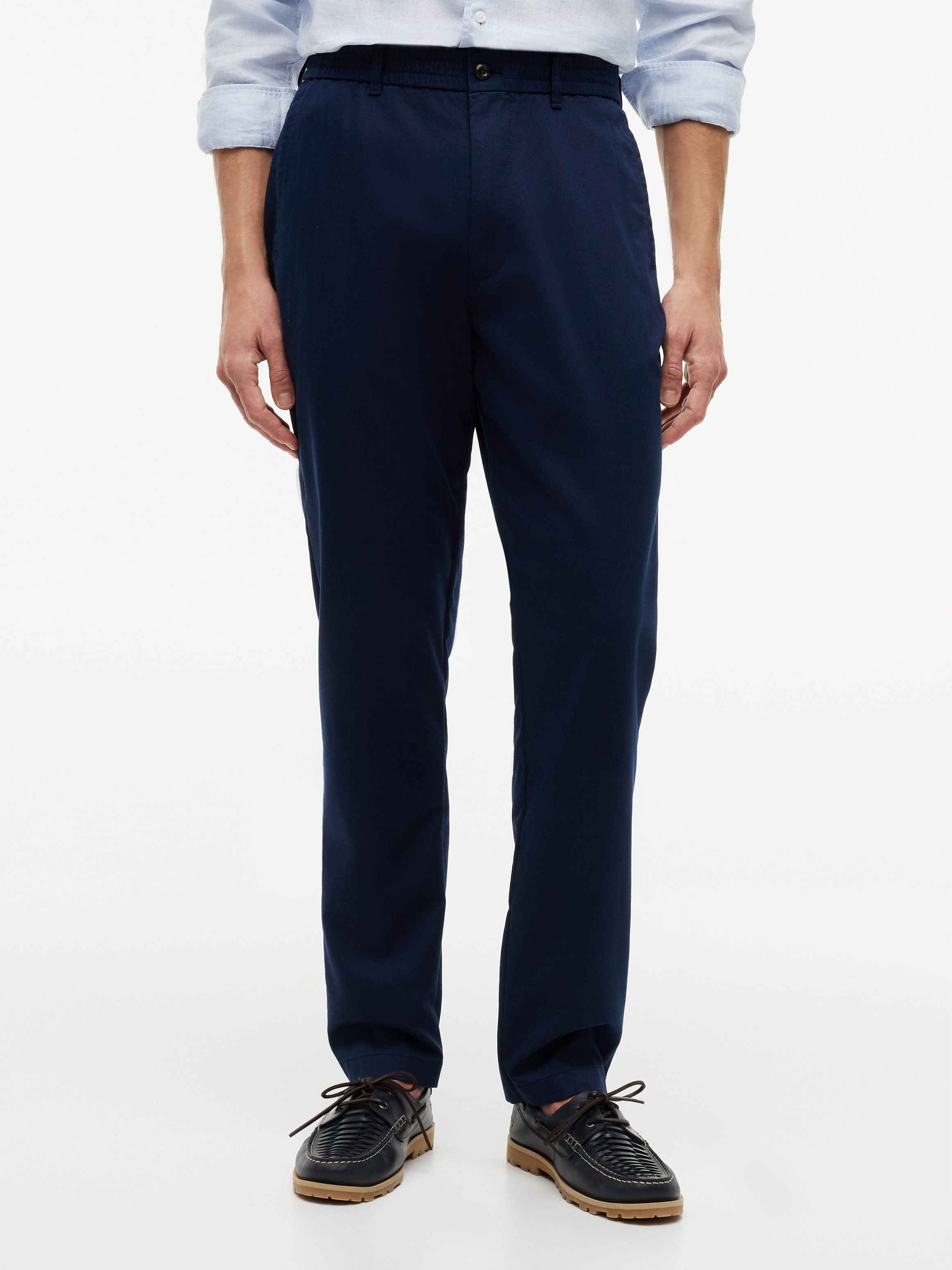 Tommy Hilfiger Chinohose DOVER 3/4 ELASTICATED TENCEL Regular Fit Stretch aus Twill