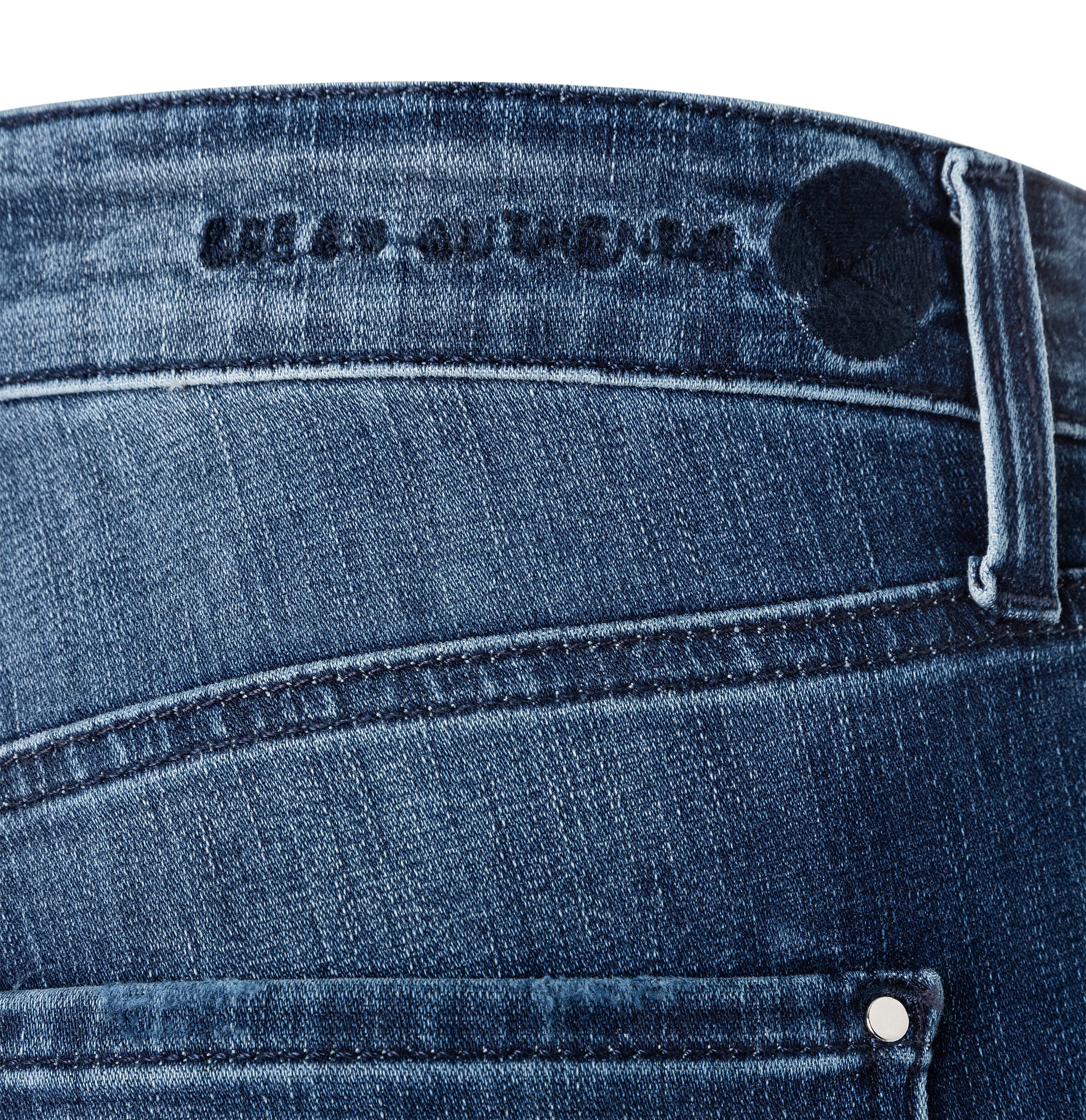 MAC Slim-fit-Jeans blue mended D695 Dream Kick wash