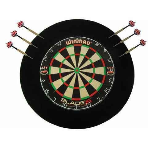 DSX Dartscheibe Winmau Blade 6 Dartscheiben Darts Steeldarts 6 Pfeilen + Catchring